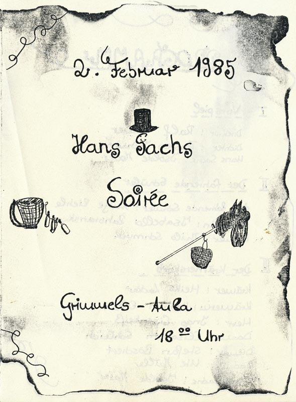 Sachs-Soiree - Plakat