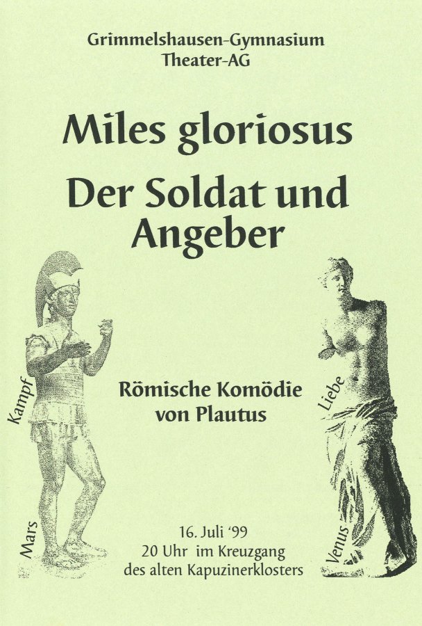 Miles gloriosus - Plakat