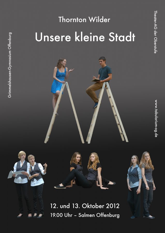 Unsere kleine Stadt Plakat 2012