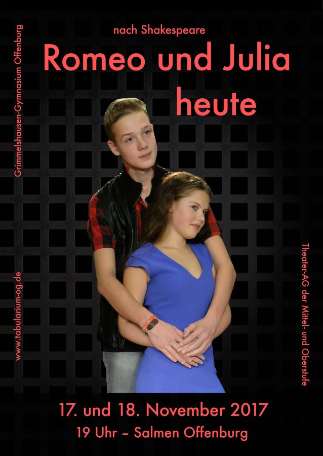 Romeo und Julia heute 2017 - Plakat