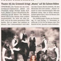 Badische Zeitung - Vorbericht vom 3. November 2009